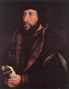 Portrait of a Man Holding Gloves and Letter sg HOLBEIN, Hans the Younger
